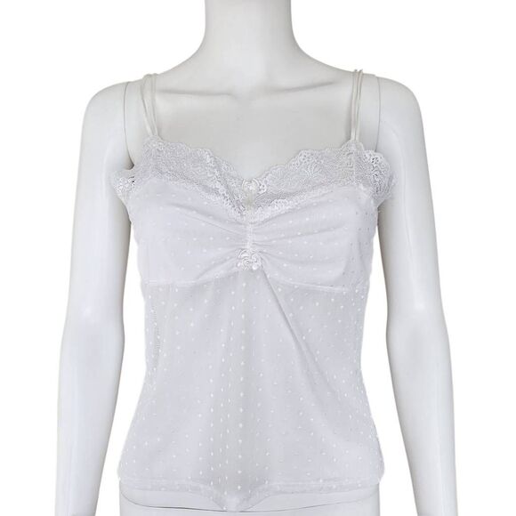 vintage coquette lace mesh babydoll cami - Picture 2 of 6